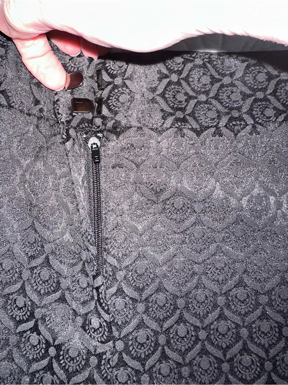 Kasper Textured Black Dress Pants Sz 6 - Picture 6 of 7